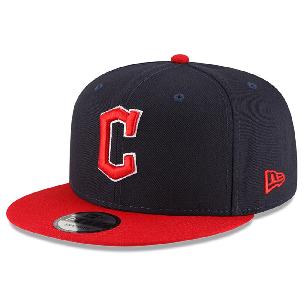 NWT New Era Cleveland Guardians 9FIFTY Navy/Red Snapback Hat